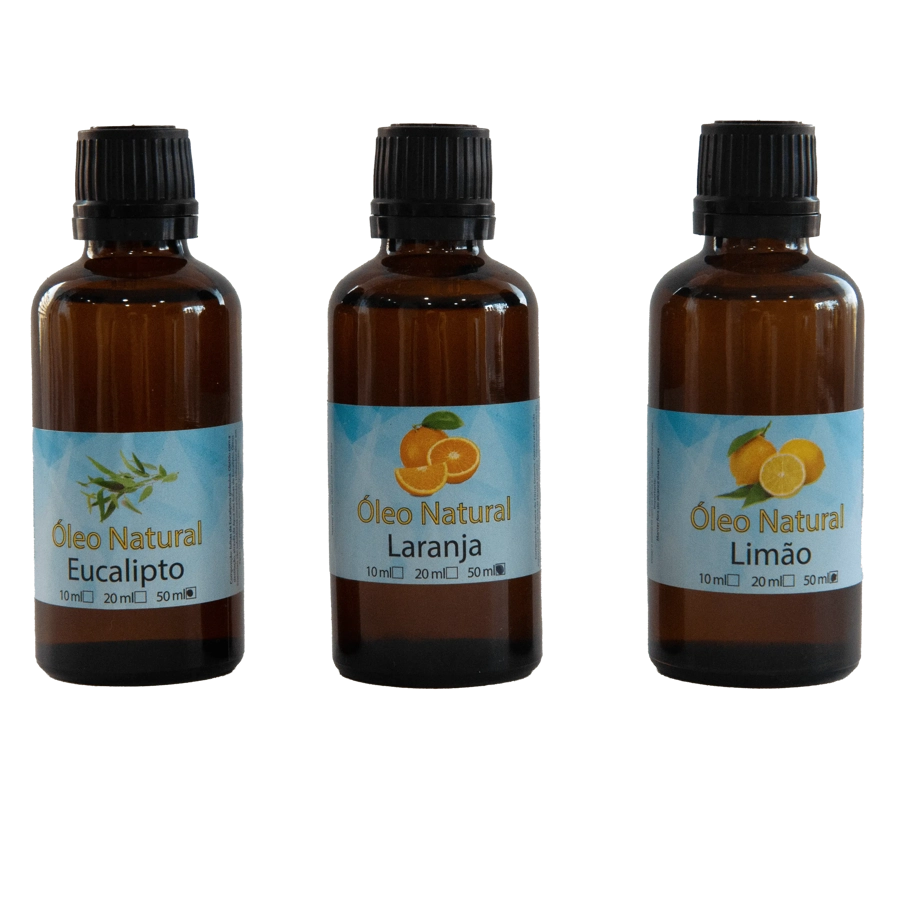 Caixa de Óleos Sortidos 50ml (3 unid.)