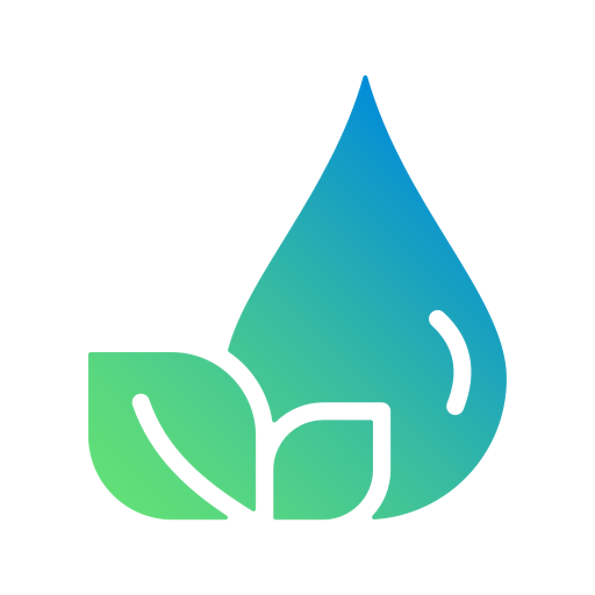 filtragem à base de água